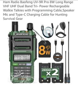 Baofeng UV-9R Pro 8W Ham Radio Walkie Talkie