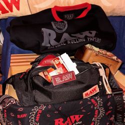 Raw Brand X R0lling Papers sling bag  