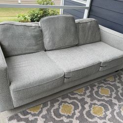 Grey Sofa With Cushions