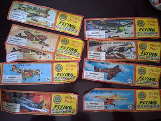 Vintage Power Prop Flying Gliders (9)