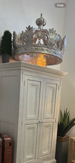 Restoration Hardware Crown-larger than Demilune