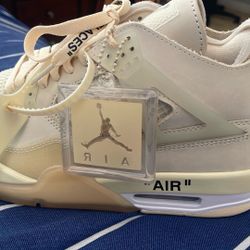 Off white Jordan 4 Sails