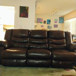Leather Recliner 
