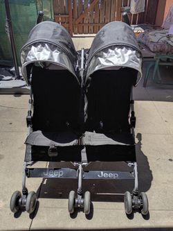 Like New.  JEEP DOUBLE STROLLER