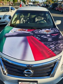 Mexico Car Flag for the Hood