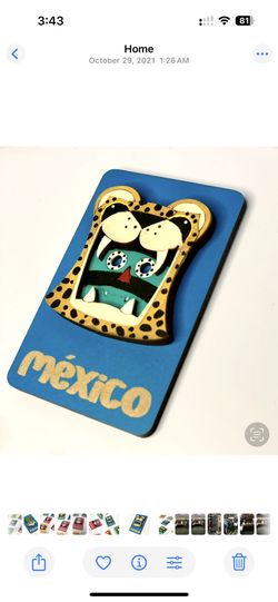 Custom Aztec refrigerator Magents 