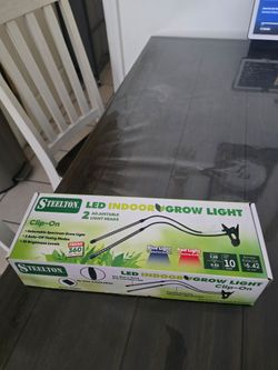 New LED Indoor Clip On Plant Grow Lights