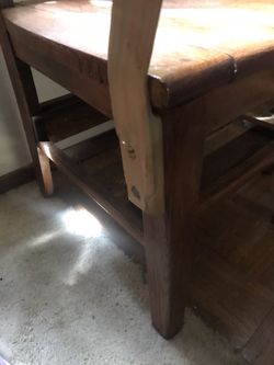Antique wood desk