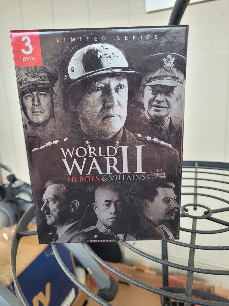 World War II Heroes and Villains 3 Set DVD Documentary