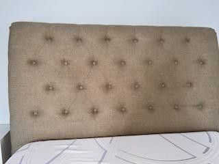 Queen Size Headboard and Footboard for sale (Mattress not included)