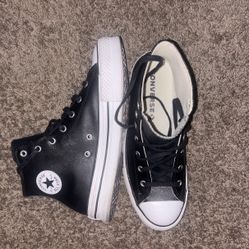 Leather Converse 