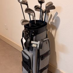 Golf Club Set + Nike Golf Bag – Great Condition