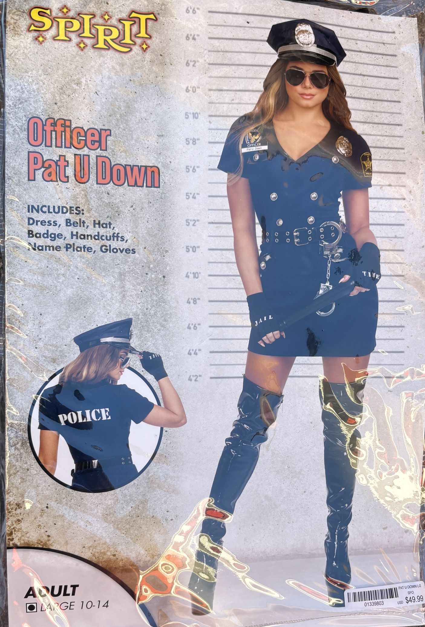 Officer Pat You Down Costume