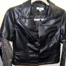 Loverly Faux Leather Jacket