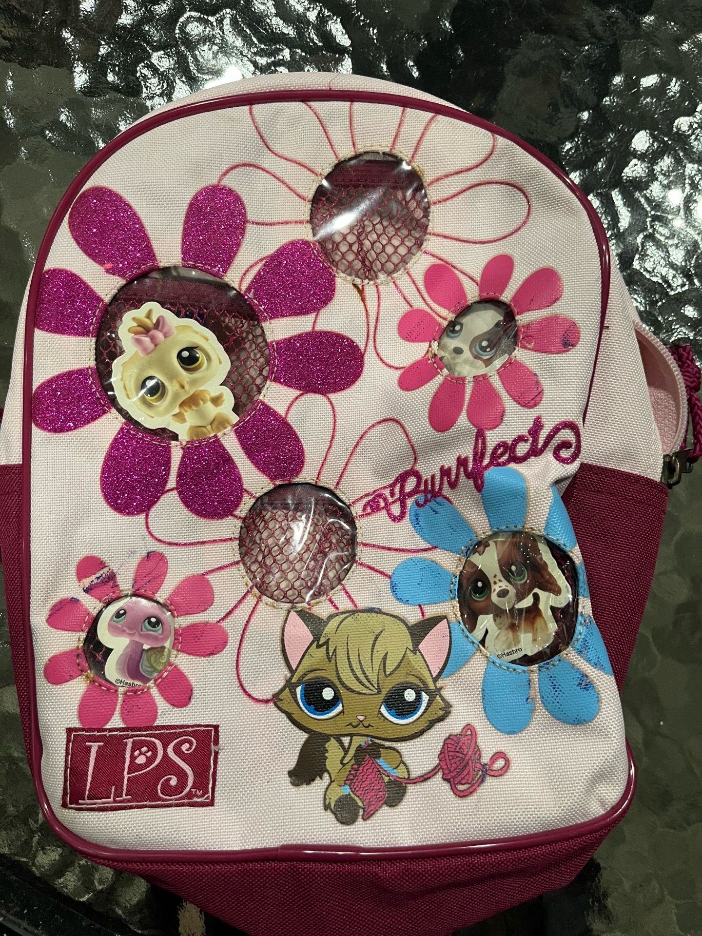 Rare Hasbro Littlest Pet Shop Back Pack open box Deadstock HTF 2007 LPSt