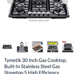   Gas Cooktop With 5 burners 