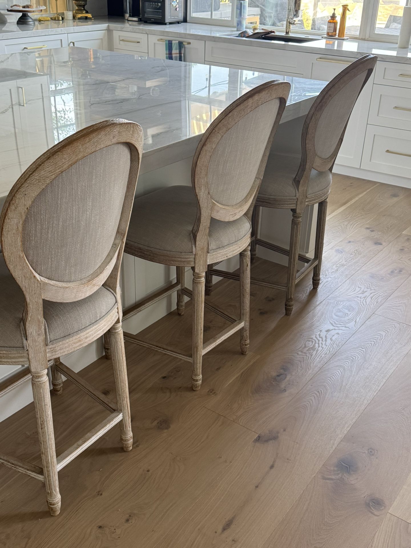 RH RESTORATION HARDWARE COUNTER STOOLS