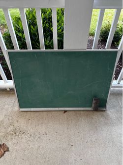 Green chalkboard