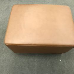Leather Ottoman