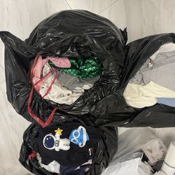 4 Bags Of Baby And Kids Clothes 500items
