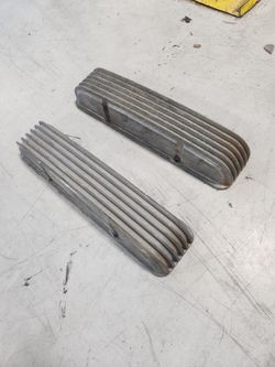 Vintage Cast Aluminum Valve Covers