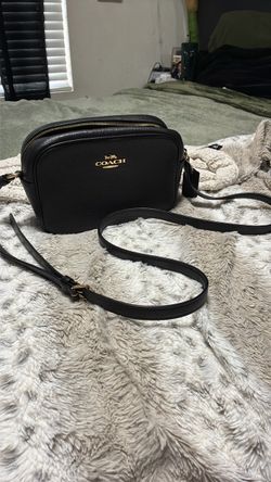 Coach Black Leather Crossbody Bag