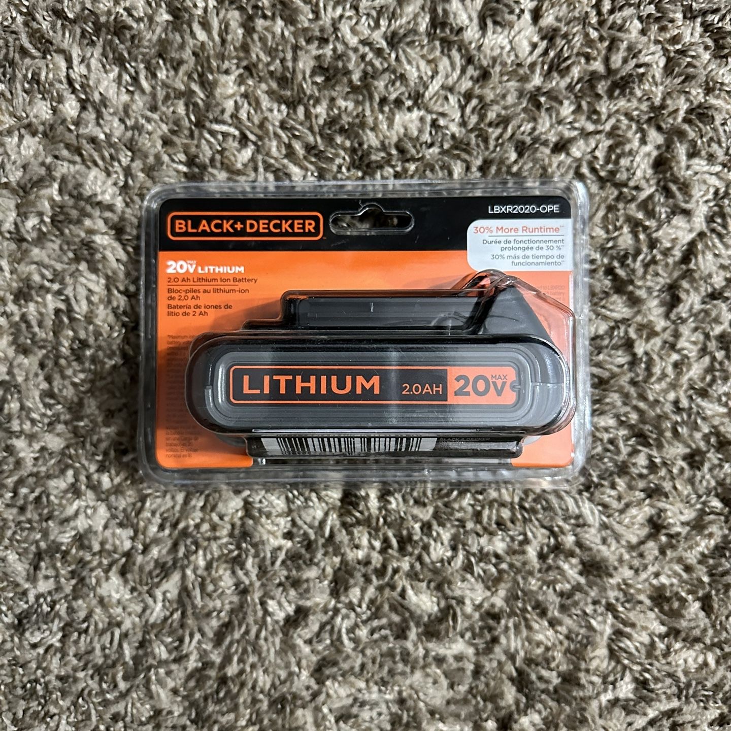 Black + Decker 20v Lithium Ion Battery for Sale in Siler City, NC - OfferUp