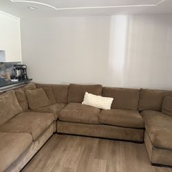 Crate & Barrel L-shape Sectional Sofa