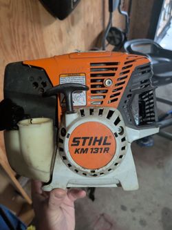 STIHL KM 131 R Commercial KombiSystem Bundle – Low Hours + 4 Attachments