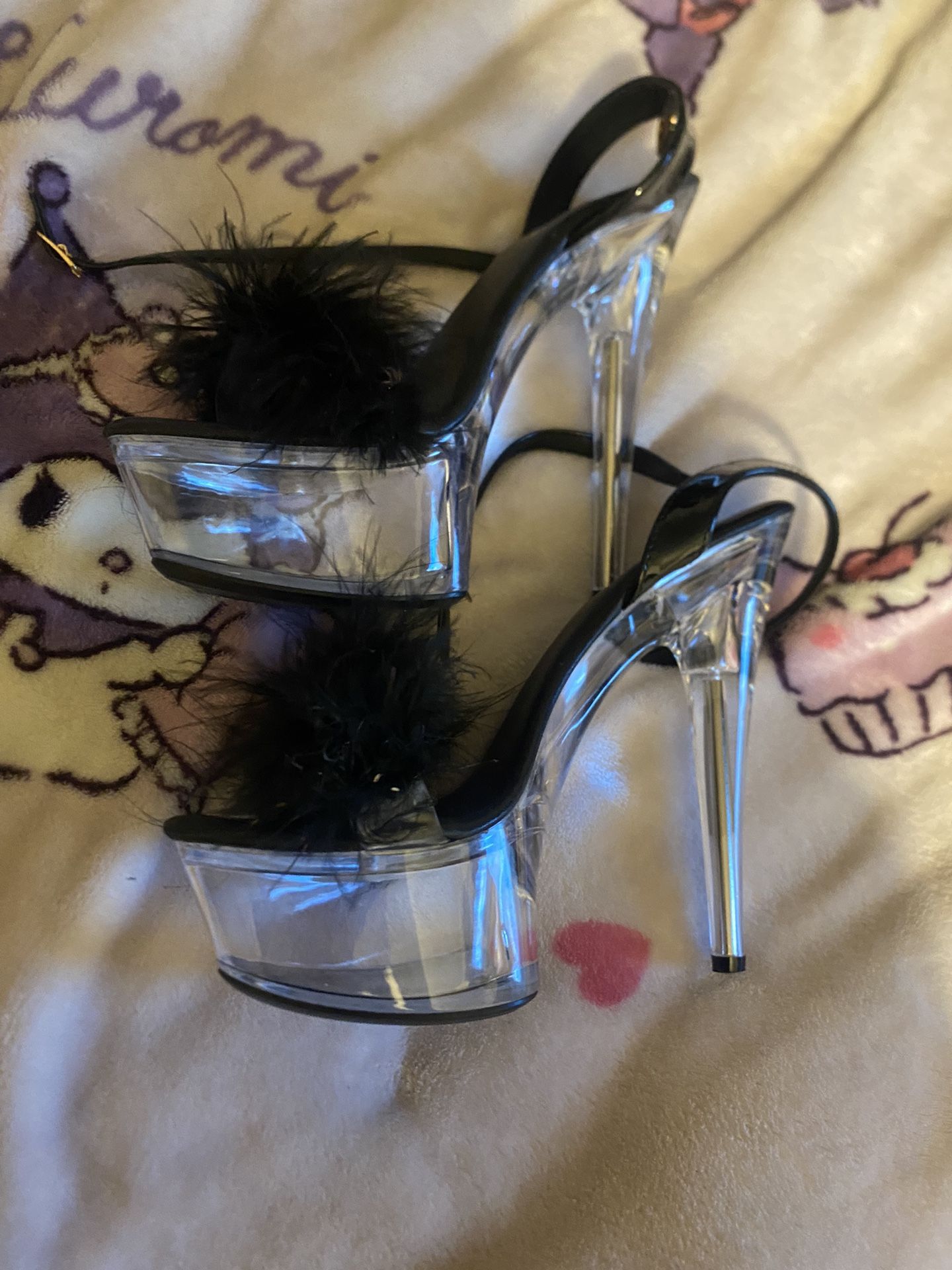 MissHeel Marabou heels