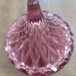 Purplish Mauve Hershey Kisses Candy Dish NEW