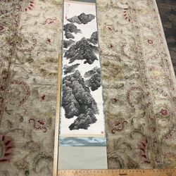 Mizushima Nihofu Original Scroll Painting 1938