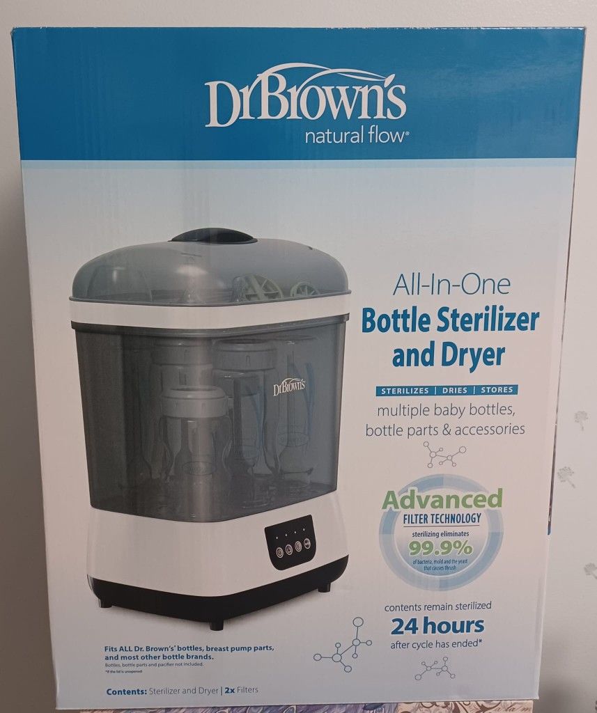 Dr Brown's All in one Bottle Sterilizer And Dryer