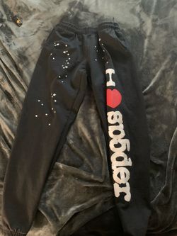 I Heart Sp5der Sweatpants ( size Medium )