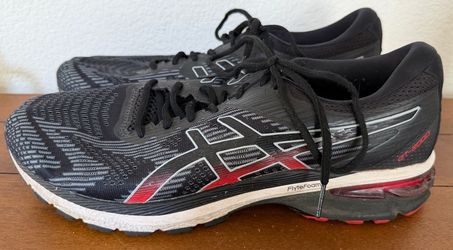 Asics GT-2000 Men's Size 11 1/2 Grey Black Red Running Shoes