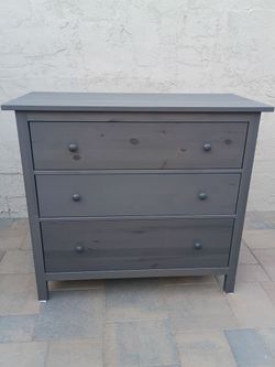 IKEA Hemnes gray wood dresser