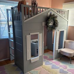 Pottery Barn Kids Playhouse Loft Bed