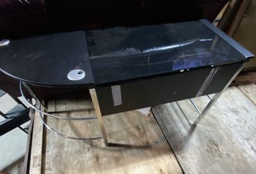 Glass Desk Take As Is 