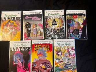 RICK AND MORTY VS THE UNIVERSE (2025) VF+ COMPLETE 7 ISSUE SET (MR) ONI PRESS