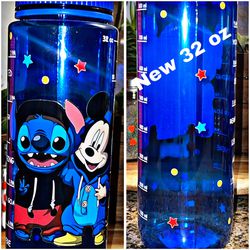 New Micky An Stitch Tumbler Bottle 32 Oz