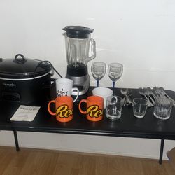🔥 Kitchen Bundle – Crock-Pot, Blender, Glassware + More – $20 🔥