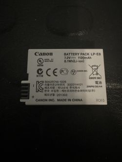 Canon LP-E8 Battery
