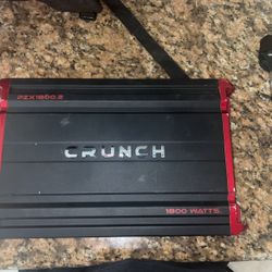 Crunch Amplifier 1800 Watts 
