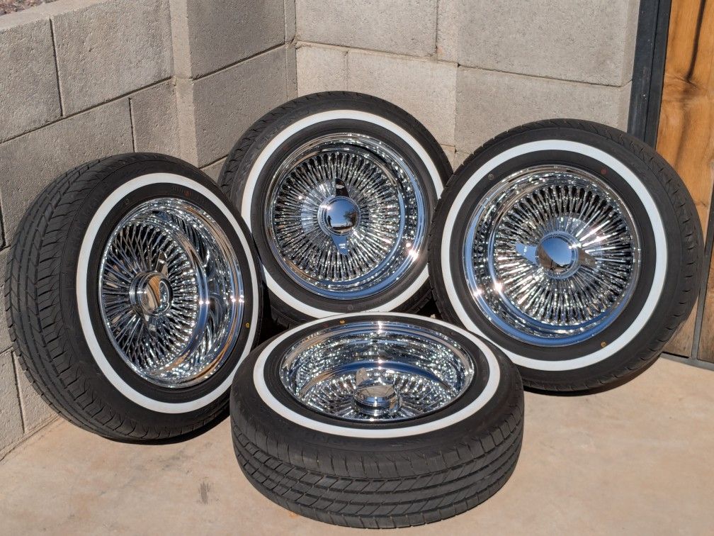 14x7 Spoke Wire Wheels for Sale in Phoenix, AZ - OfferUp