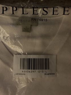 NEW Never Been Used! Large V Neck Light Ivory Acrylic Sweater