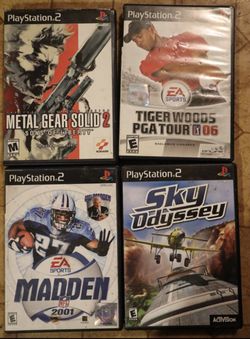 PlayStation 2  ( Games Lot 4 ) 