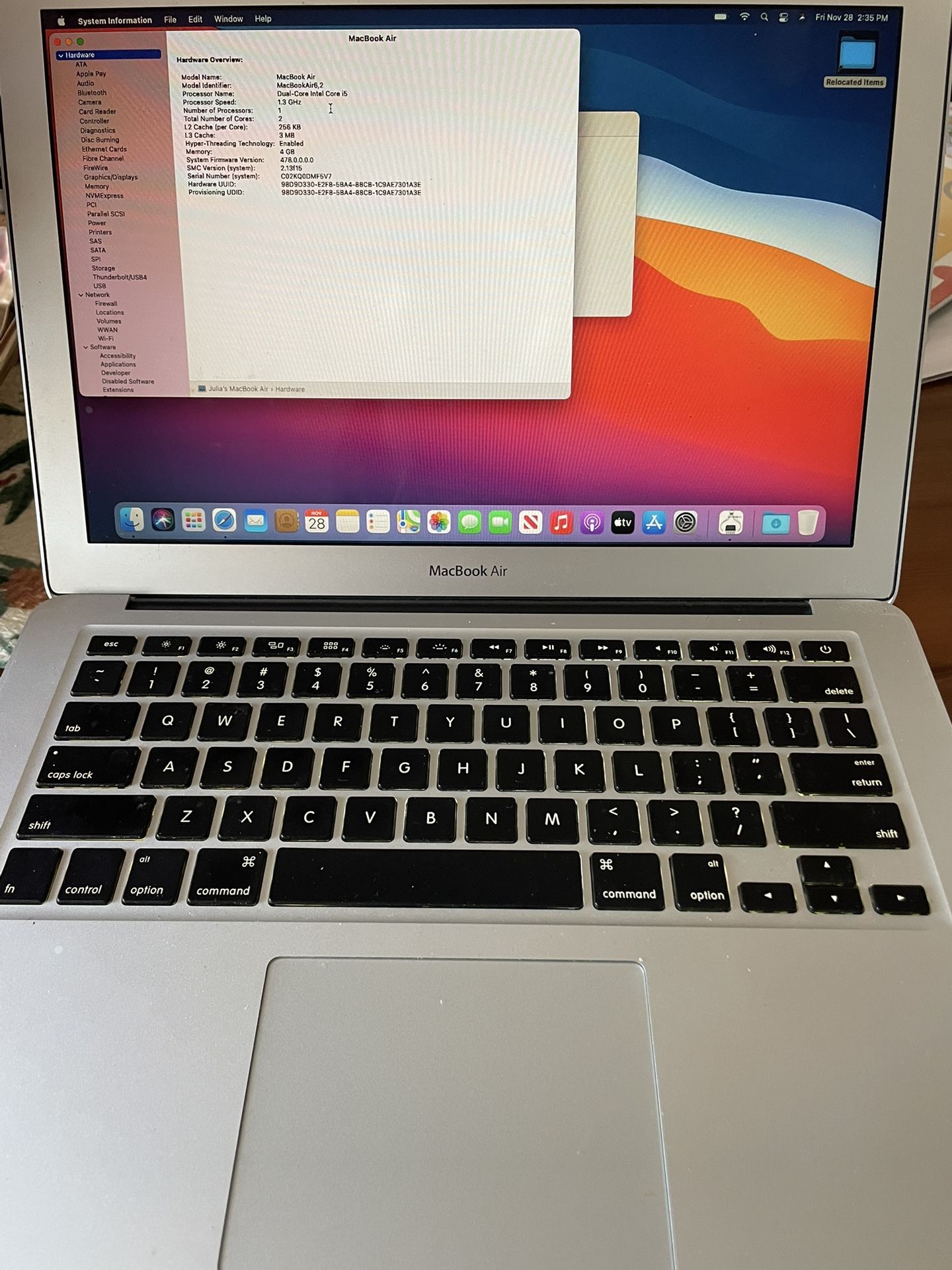MacBook Air 2013 