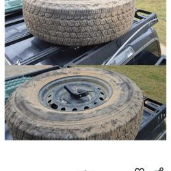 Roof Rack Tire Carrier