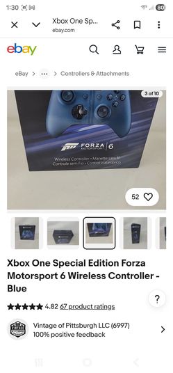 Xbox one remote control forza 6 limited   en perfectas condiciones  trabajando bien