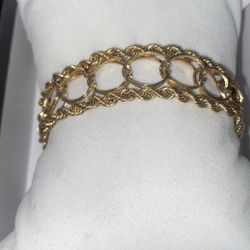 Rope And Link Bracelet 